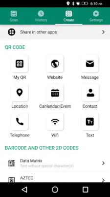 Barcode & QR code scanner android App screenshot 4