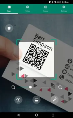 Barcode & QR code scanner android App screenshot 7